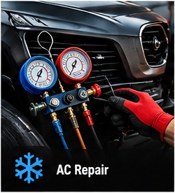 Automotive air conditioning system service