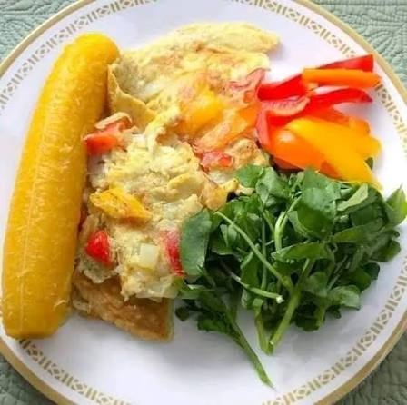 Omelette ak bannann
